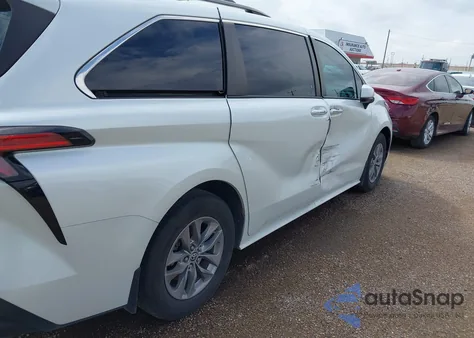 2022 Toyota Sienna Xle from USA, damaged, VIN 5TDYRKECXNS085635